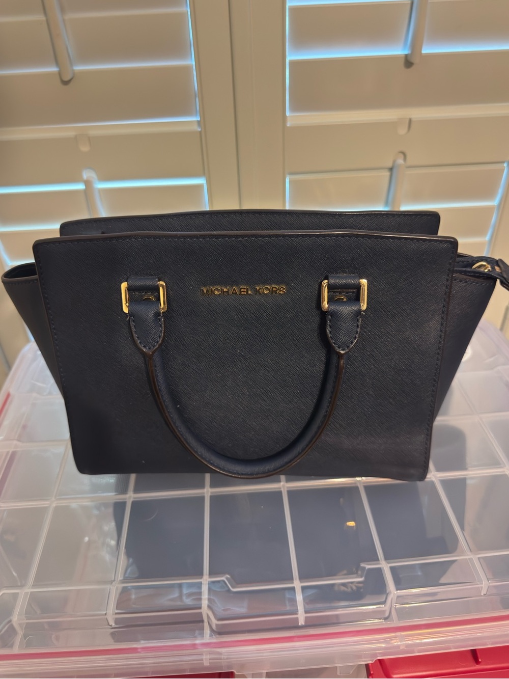 Marilyn Medium Saffiano Leather Satchel